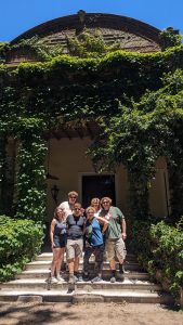 Guests at the main house of the Estancia