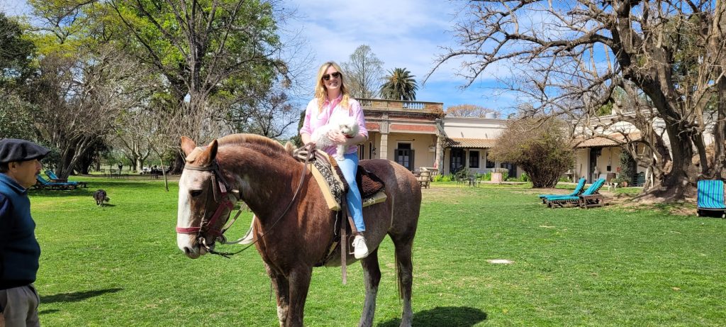 Pet friendly horseback riding