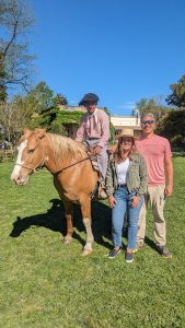 after horseback riding