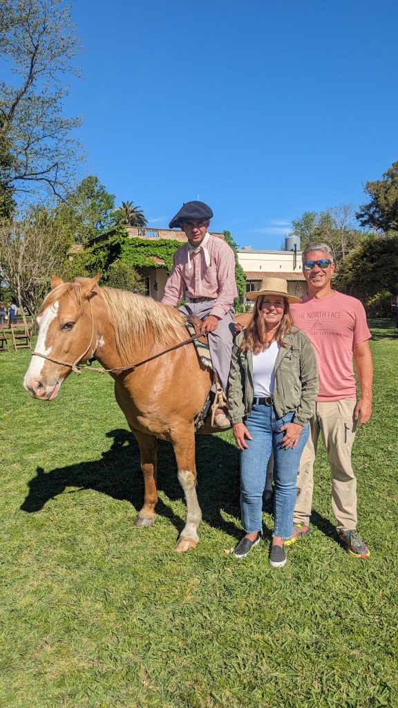 after horseback riding